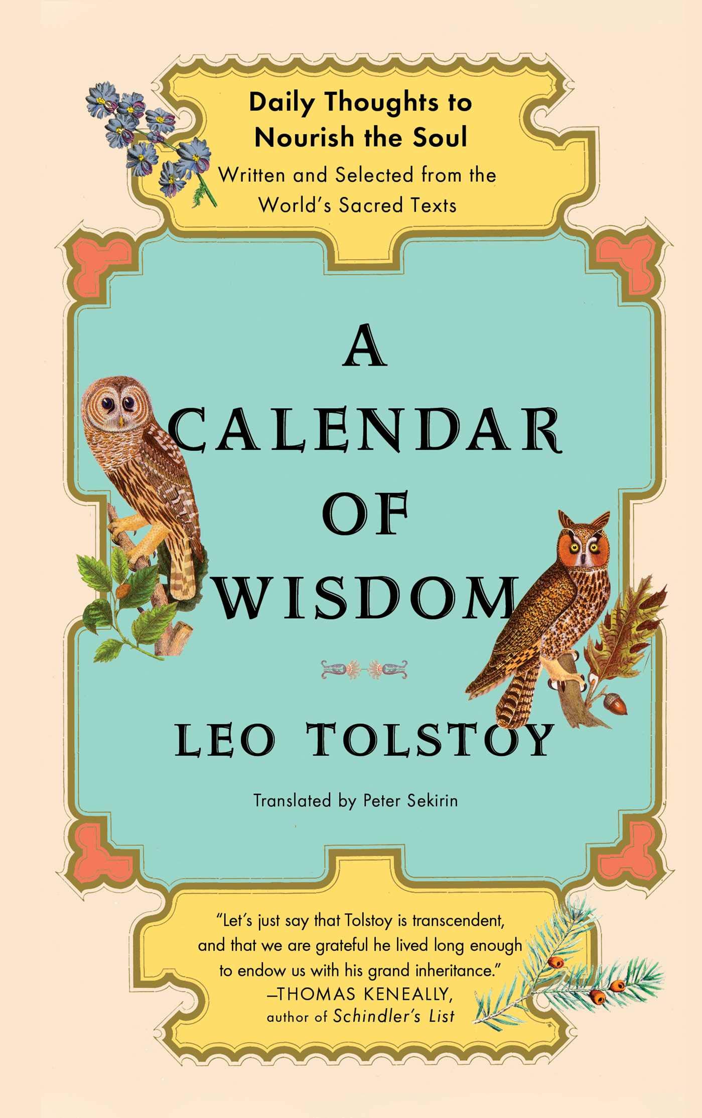 Cover of A Calendar of Wisdom